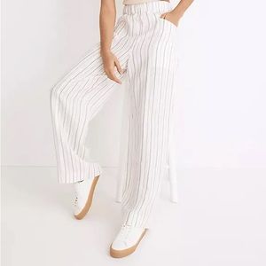 Reformation Striped Linen Olina Pants
